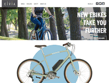 Tablet Screenshot of civiacycles.com